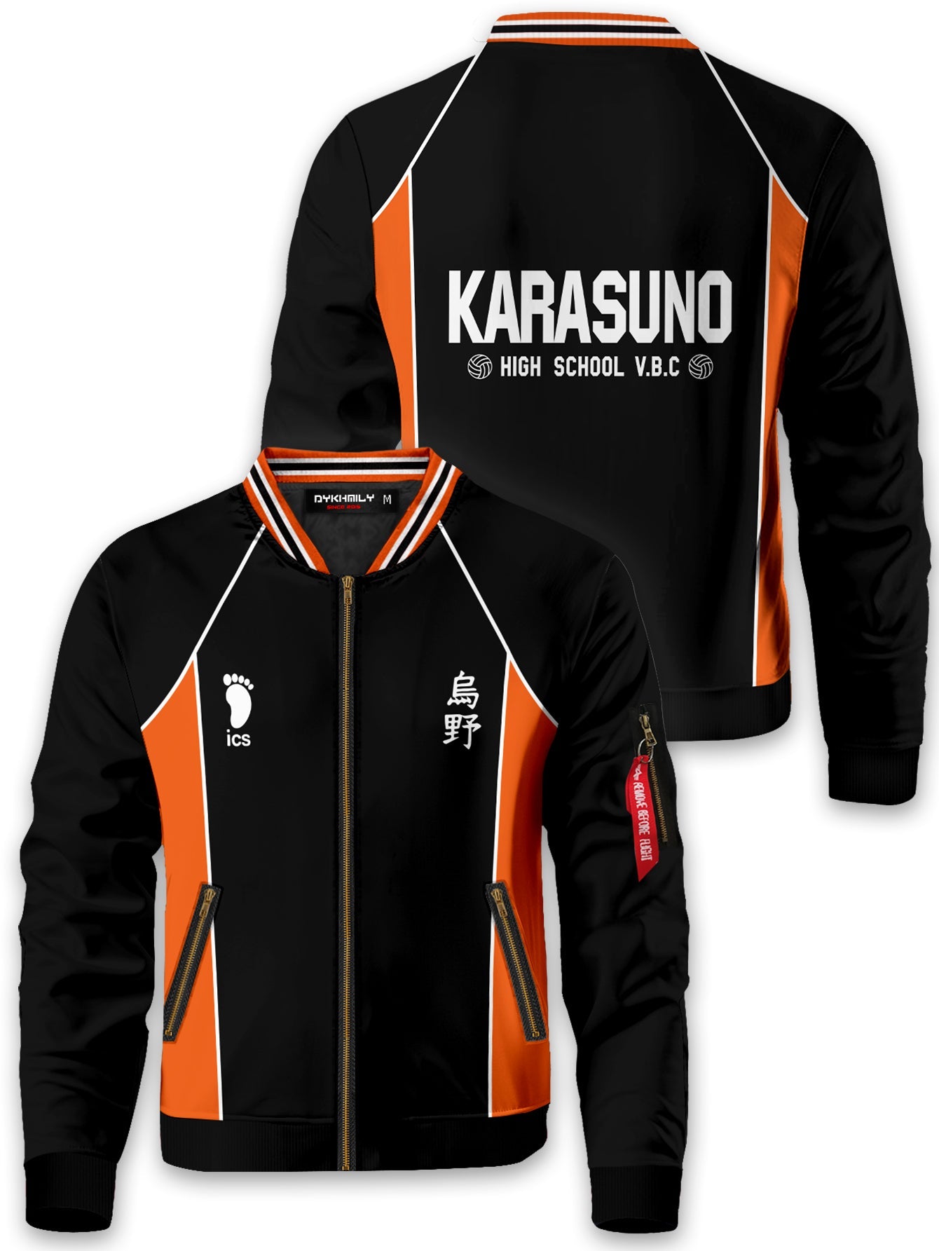 Fandomaniax- Haikyuu Karasuno Bomber Jacket