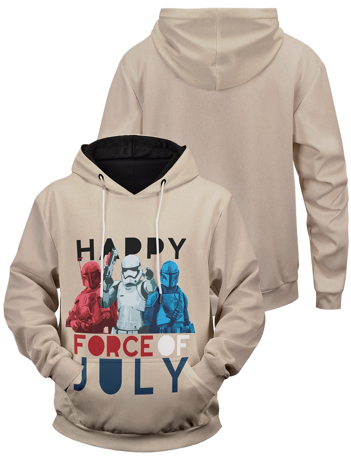 Fandomaniax - Happy Force of July Unisex Pullover Hoodie