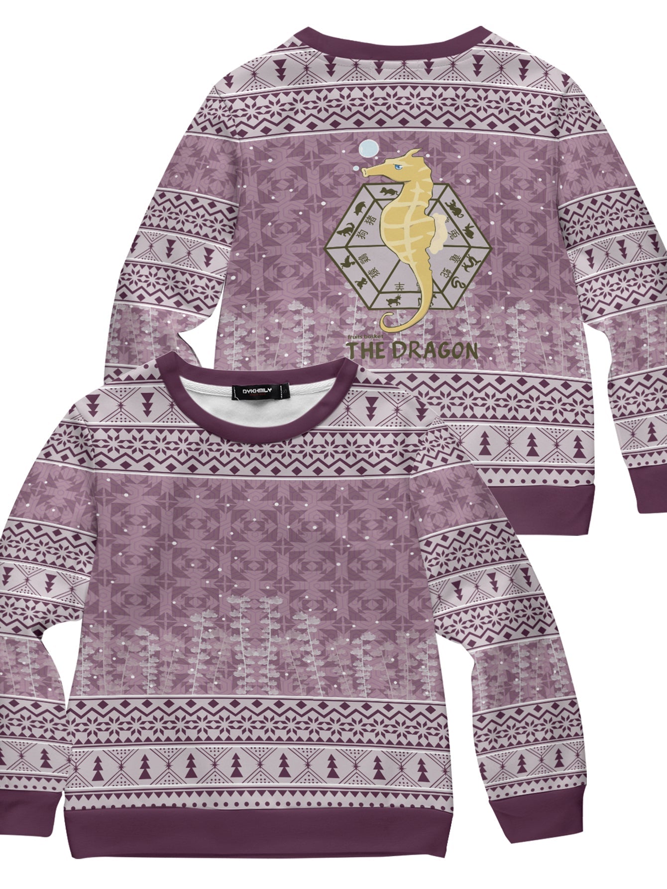Fandomaniax - Hatori The Dragon Kids Unisex Wool Sweater