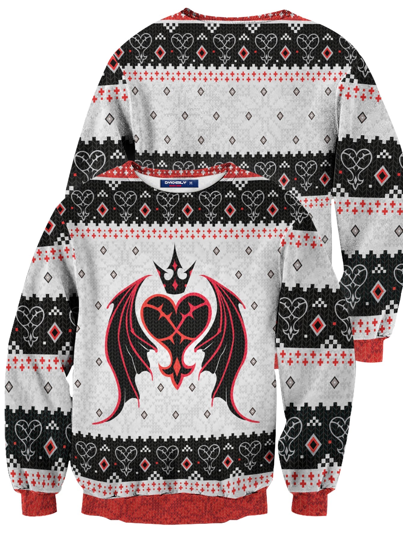 Fandomaniax - Heartless Christmas Unisex Wool Sweater