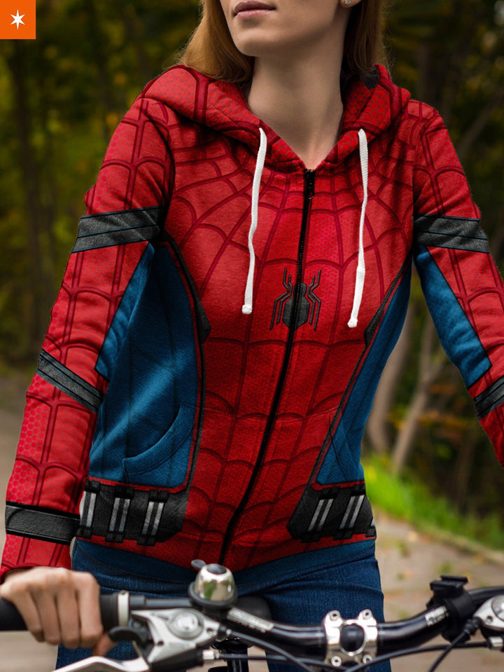 Fandomaniax - Homecoming Spidey Unisex Zipped Hoodie