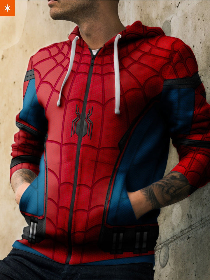 Fandomaniax - Homecoming Spidey Unisex Zipped Hoodie