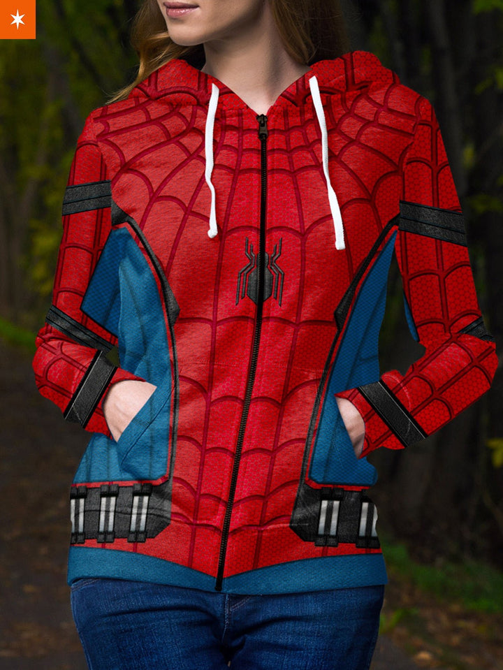 Fandomaniax - Homecoming Spidey Unisex Zipped Hoodie