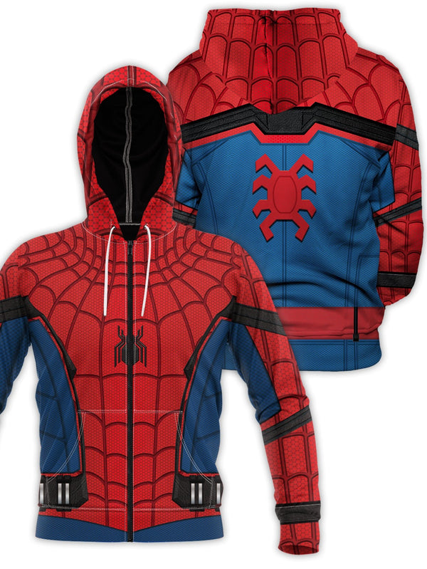 Fandomaniax - Homecoming Spidey Unisex Zipped Hoodie