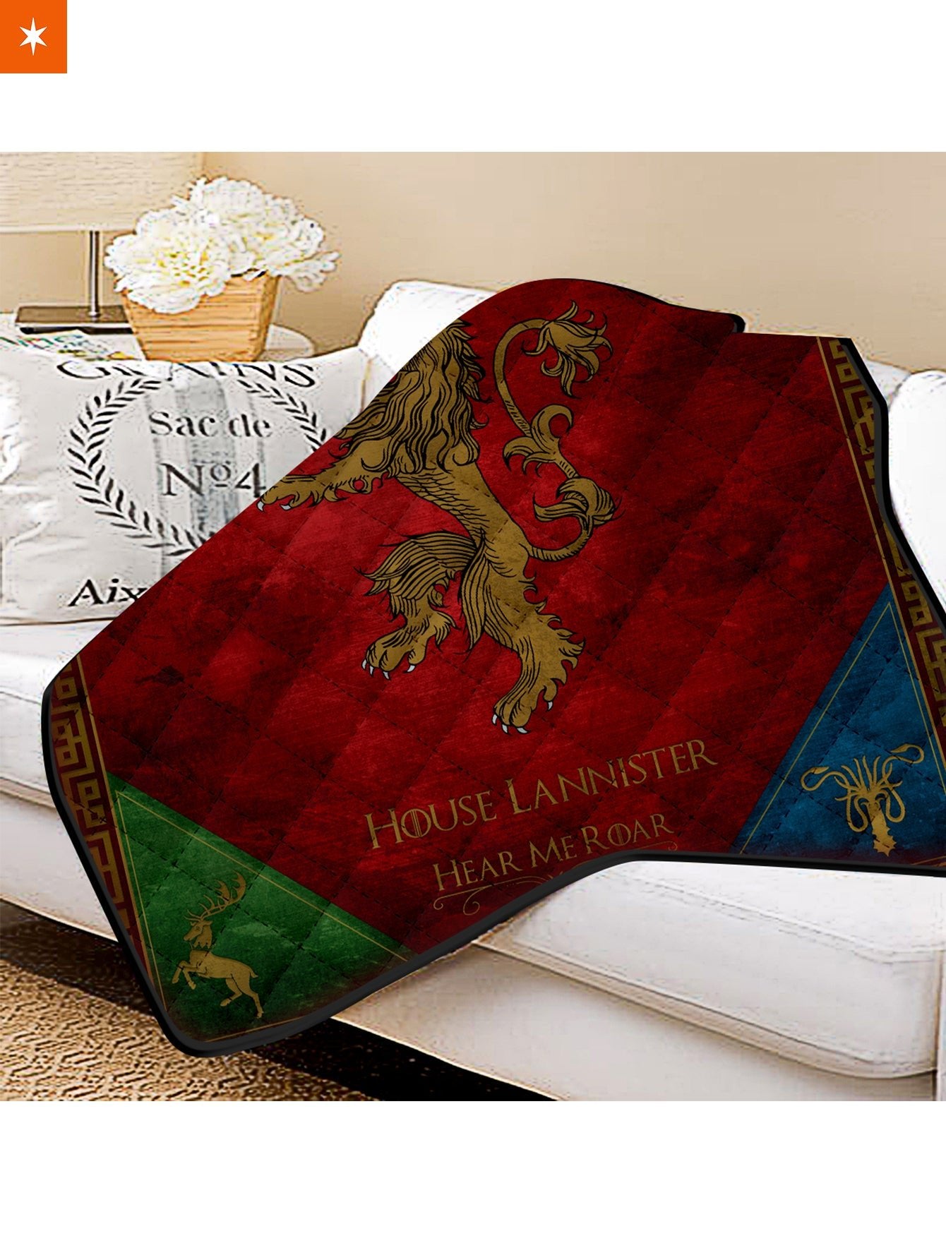 Fandomaniax - House Lannister Quilt Blanket