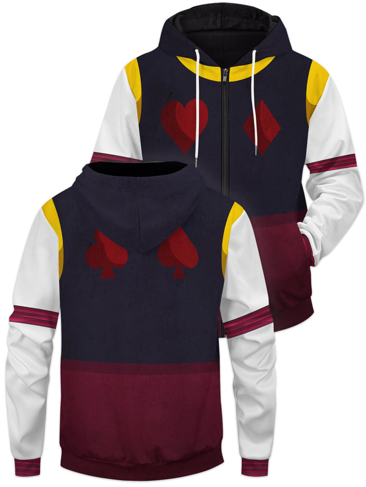 Fandomaniax - hxh Hisoka Unisex Zipped Hoodie