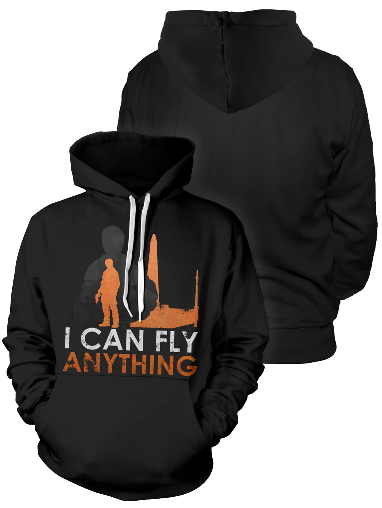 Fandomaniax - I Can Fly Unisex Pullover Hoodie
