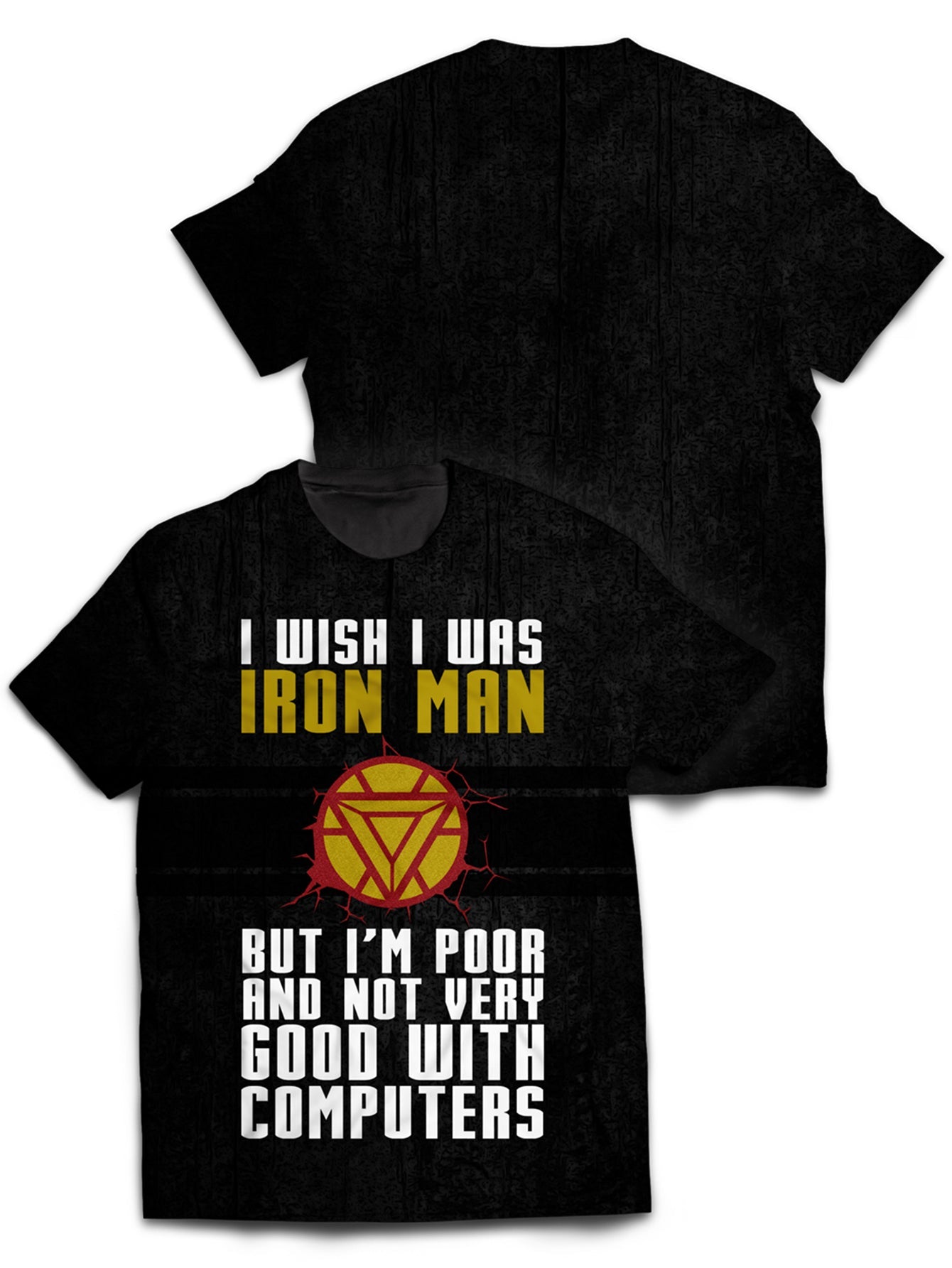Fandomaniax - I Wish I Was Iron Man Unisex T-Shirt