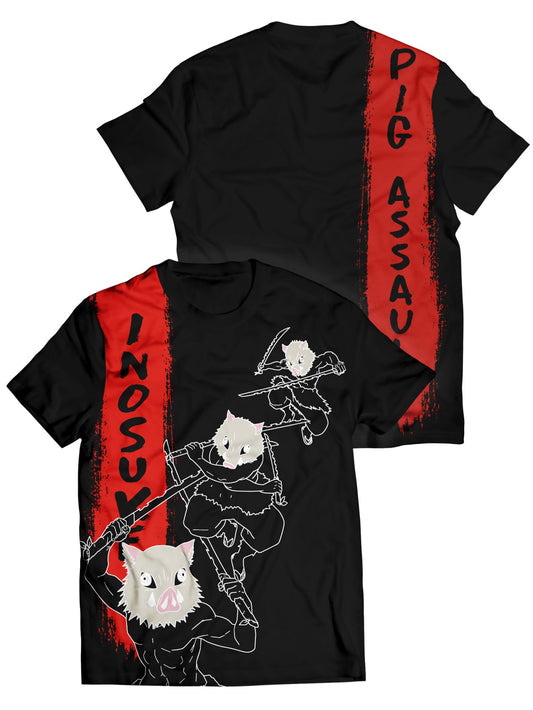 Fandomaniax - Inosuke Hashibira Semblance Unisex T-Shirt