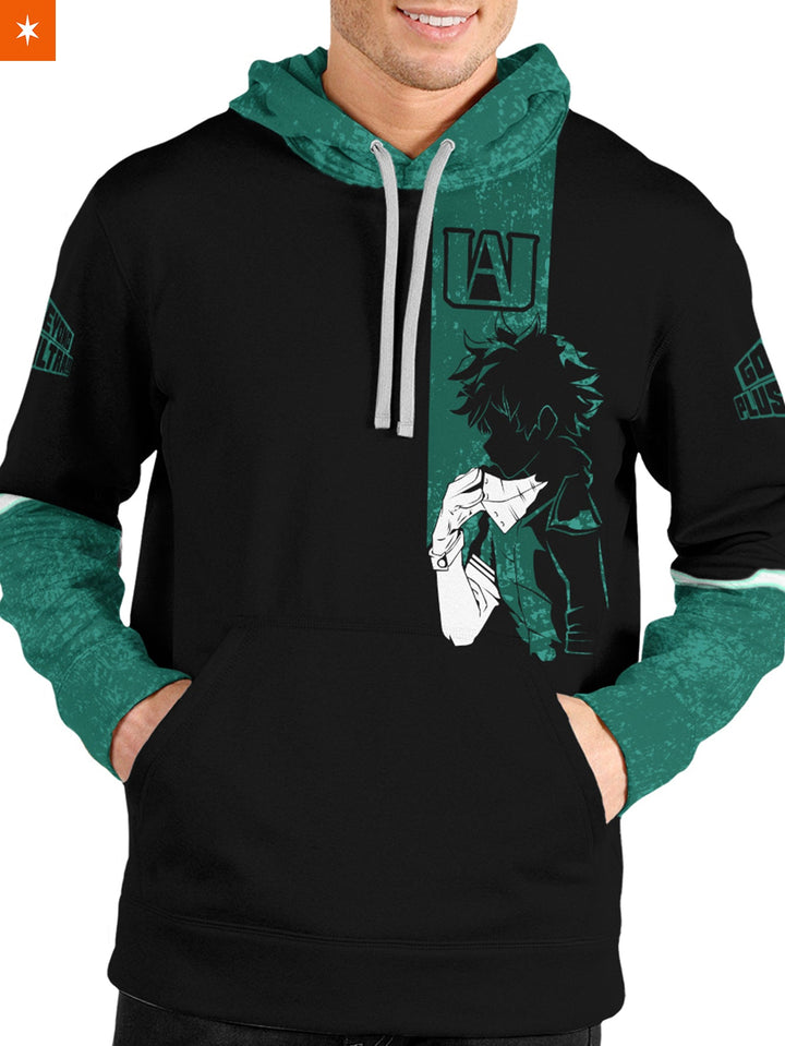 Fandomaniax - Izuku Midoriya Unisex Pullover Hoodie