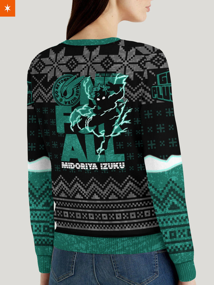 Fandomaniax - Izuku Midoriya Unisex Wool Sweater