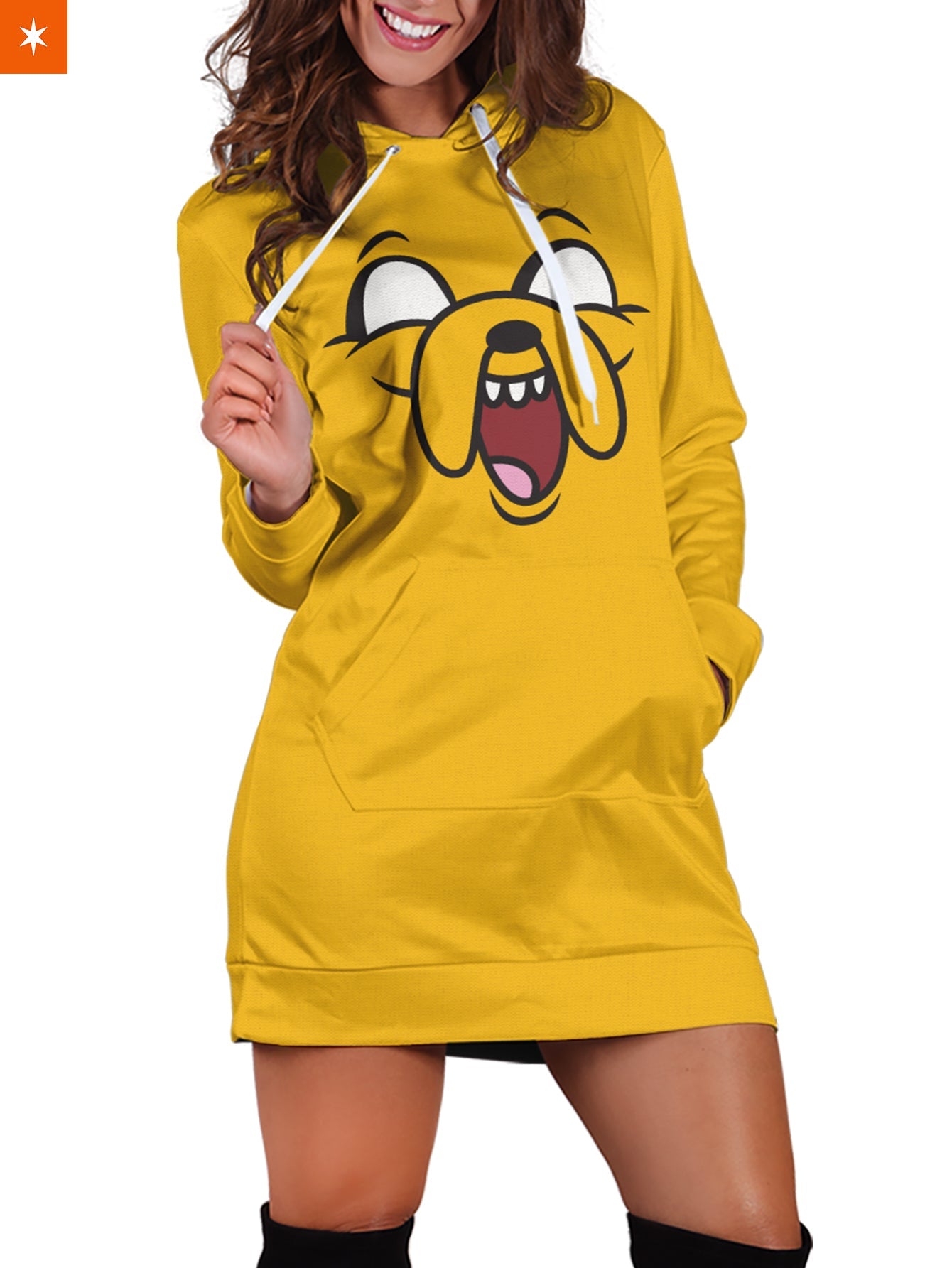 Fandomaniax - Jake Adventure Time v3 Hoodie Dress