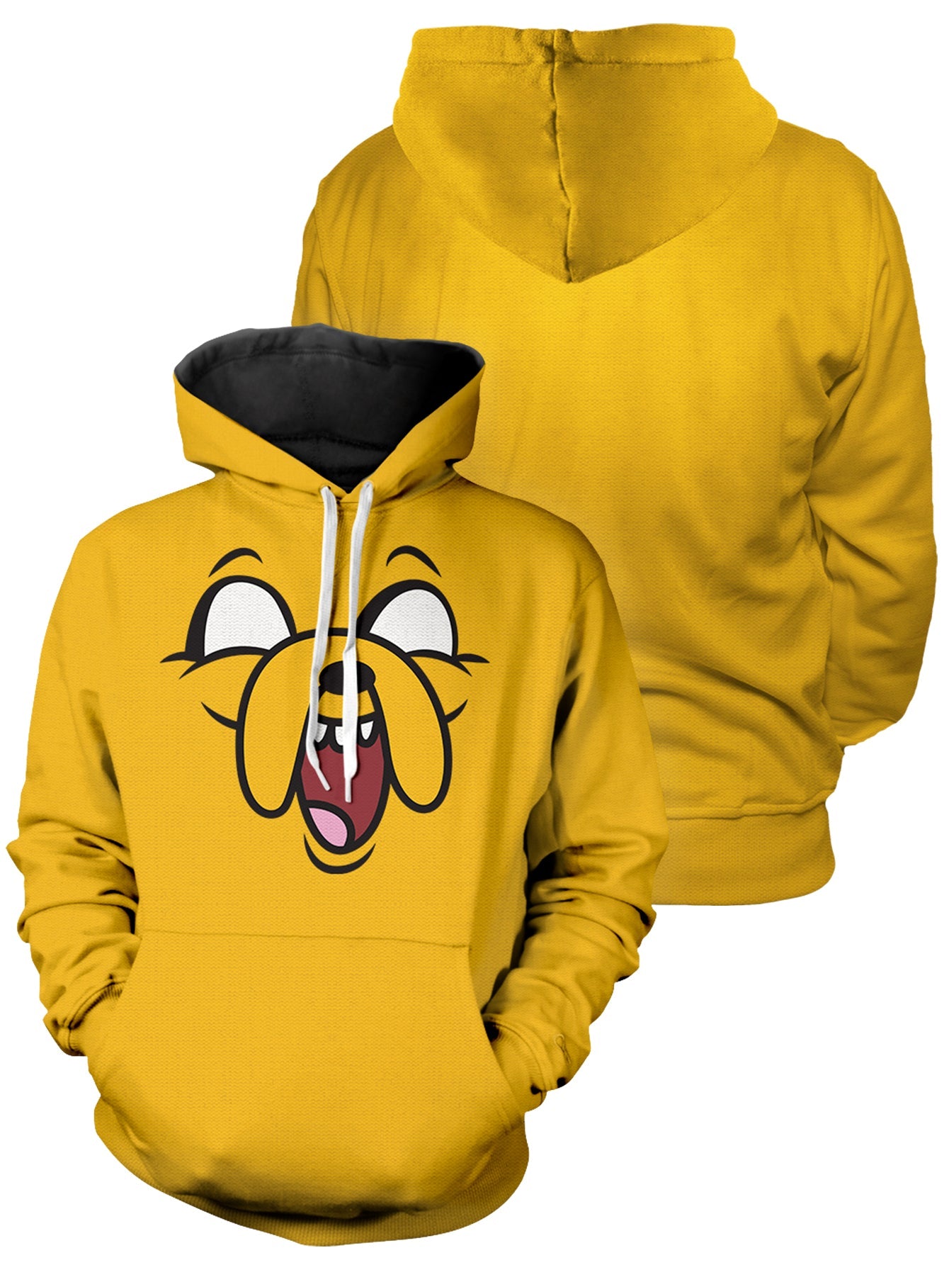 Fandomaniax - Jake Adventure Time v3 Unisex Pullover Hoodie
