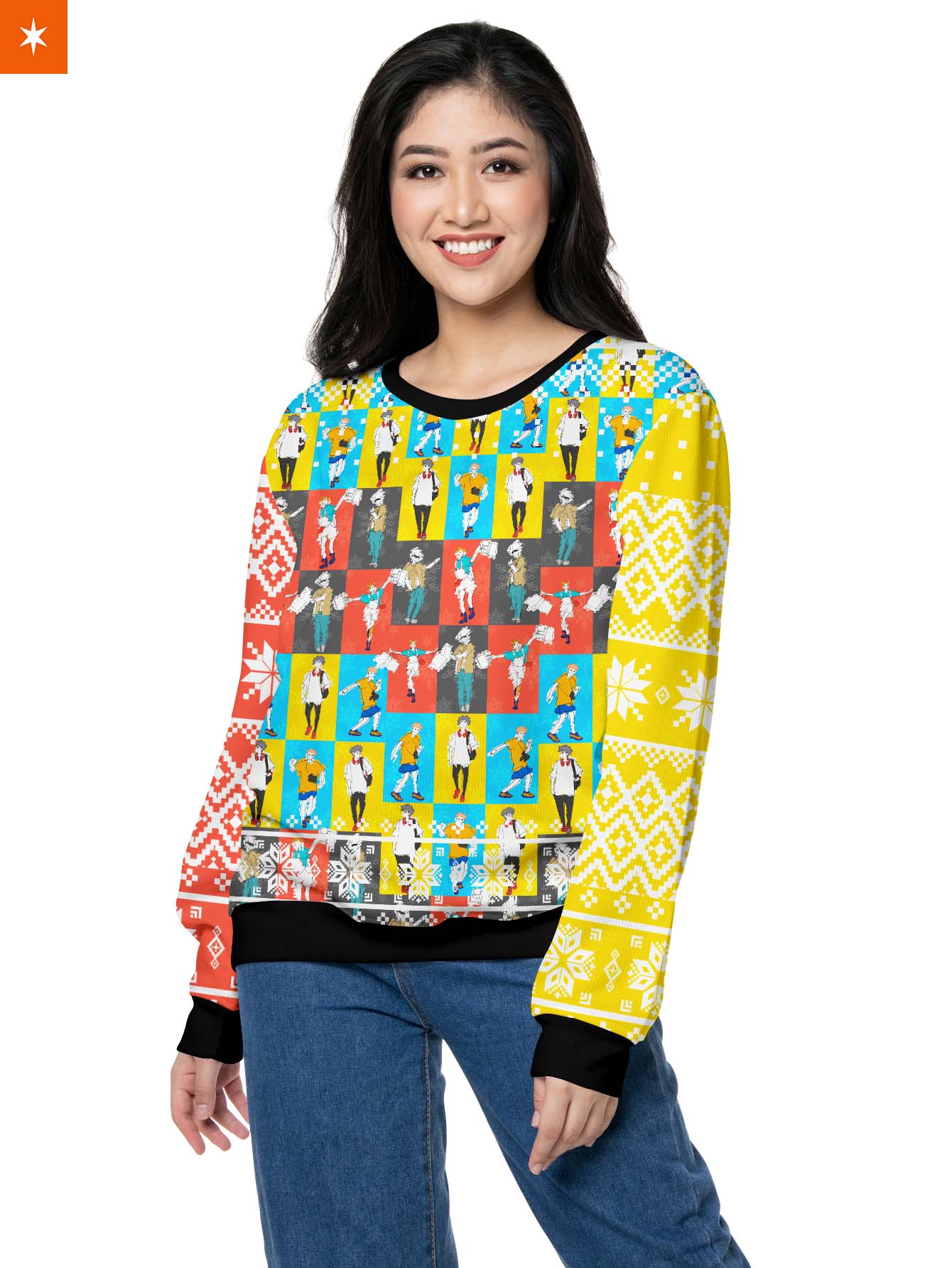 Fandomaniax - JJK Paradise Christmas Unisex Wool Sweater