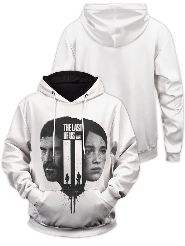 Fandomaniax - Joel and Ellie Unisex Pullover Hoodie