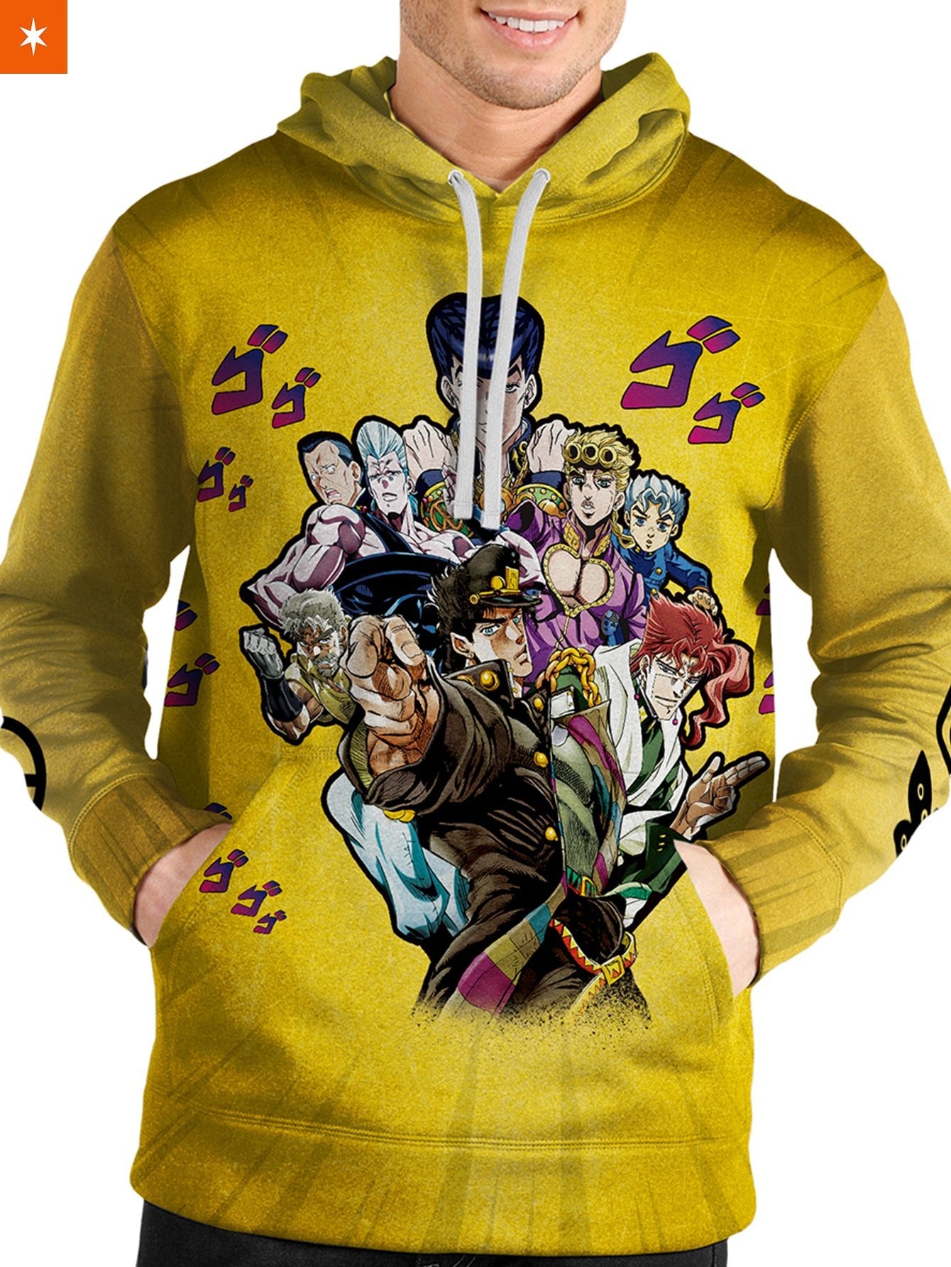 Jjba hoodie clearance