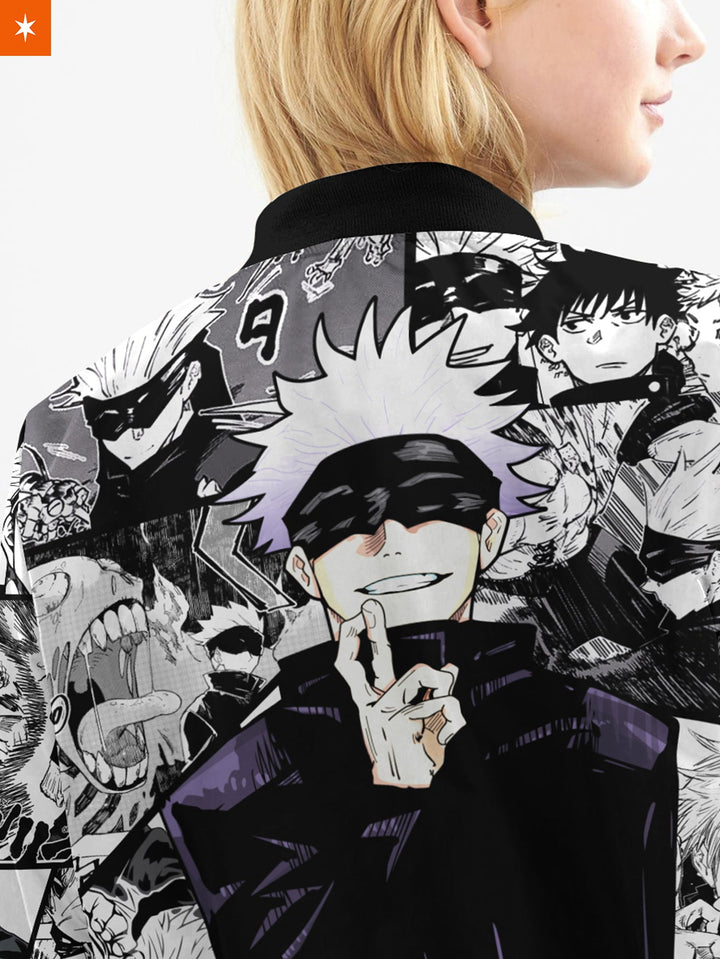 Fandomaniax - Jujutsu Kaisen Gojo Bomber Jacket