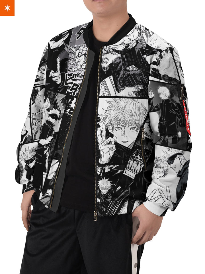 Fandomaniax - Jujutsu Kaisen Gojo Bomber Jacket