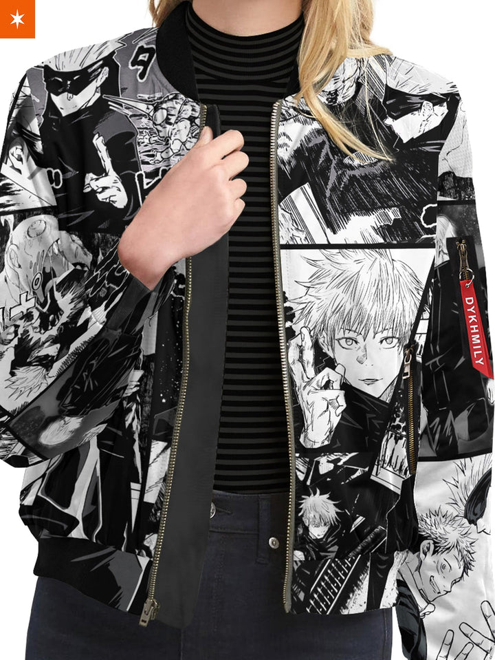 Fandomaniax - Jujutsu Kaisen Gojo Bomber Jacket