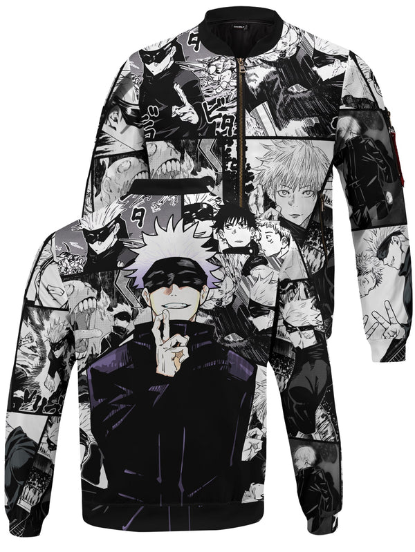 Fandomaniax - Jujutsu Kaisen Gojo Bomber Jacket