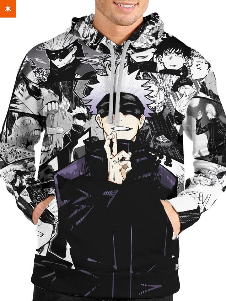 Fandomaniax - Jujutsu Kaisen Gojo Unisex Pullover Hoodie