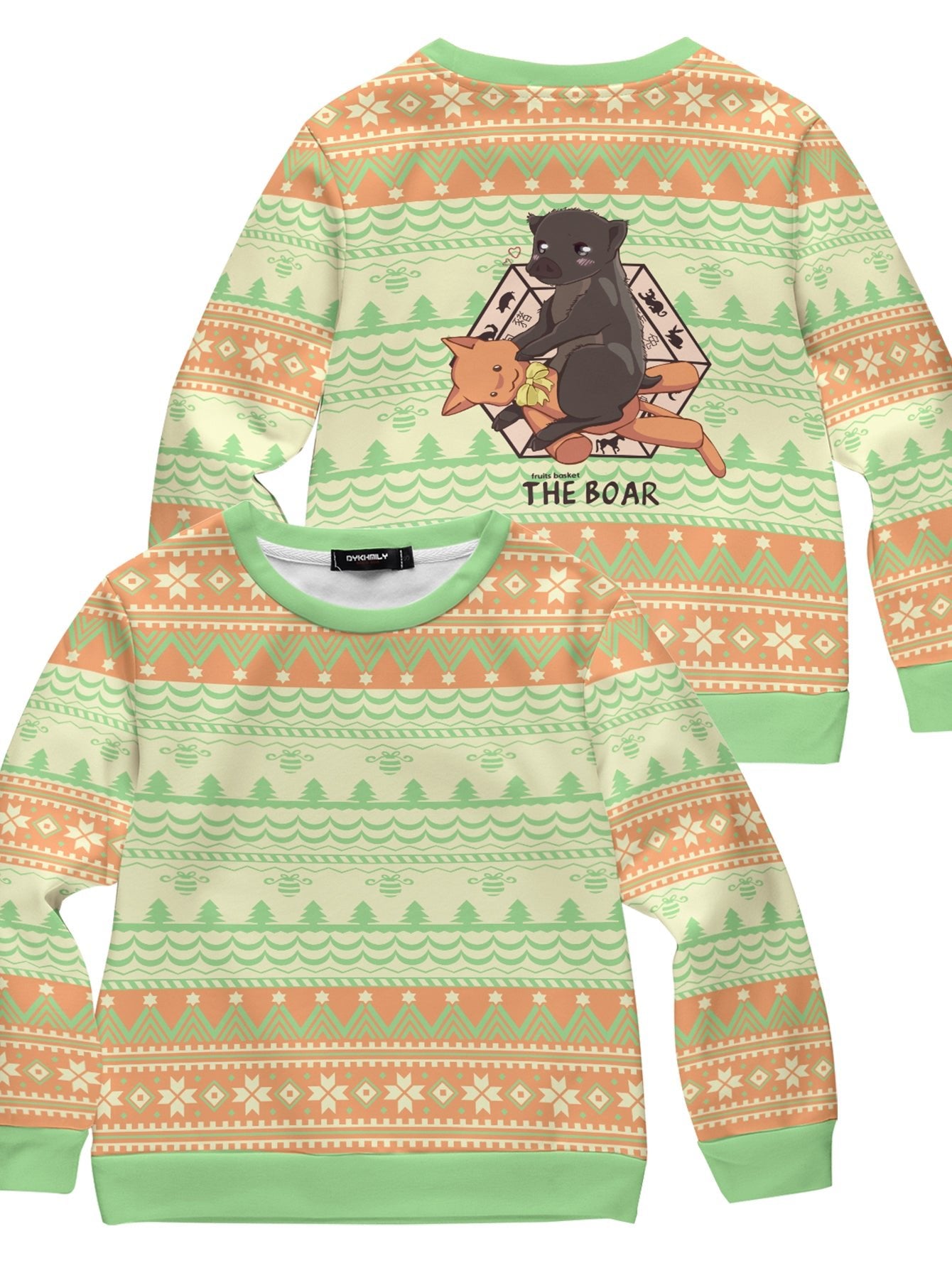 Fandomaniax - Kagura The Boar Kids Unisex Wool Sweater