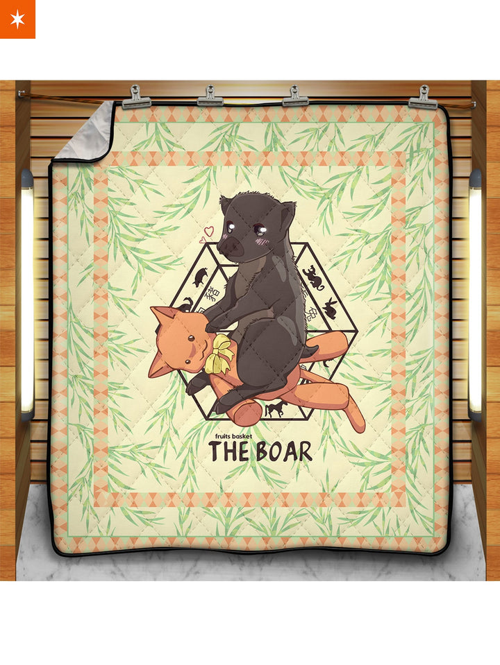 Fandomaniax - Kagura The Boar Quilt Blanket