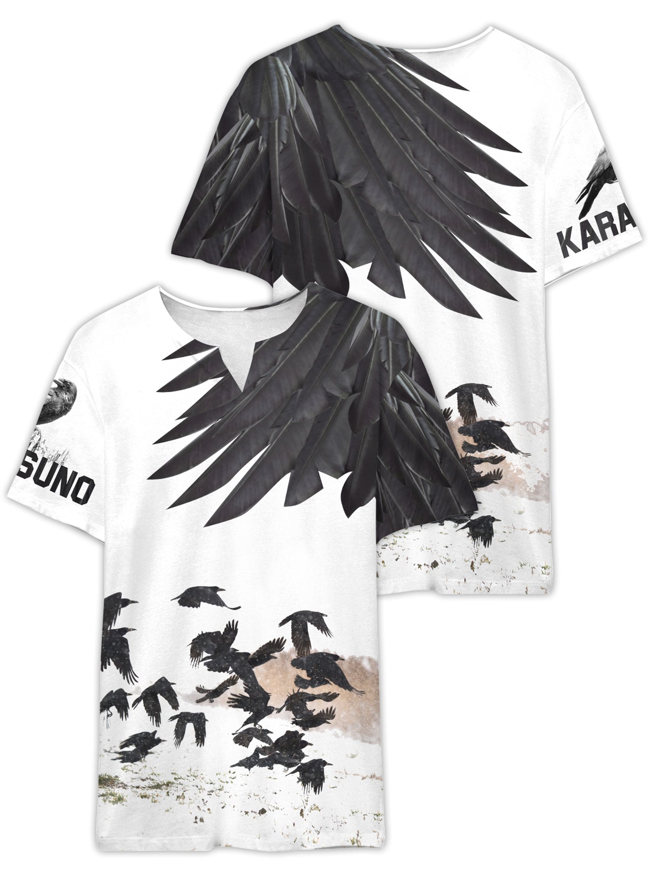 Fandomaniax - Karasuno Crows Unisex V-Neck T-Shirt