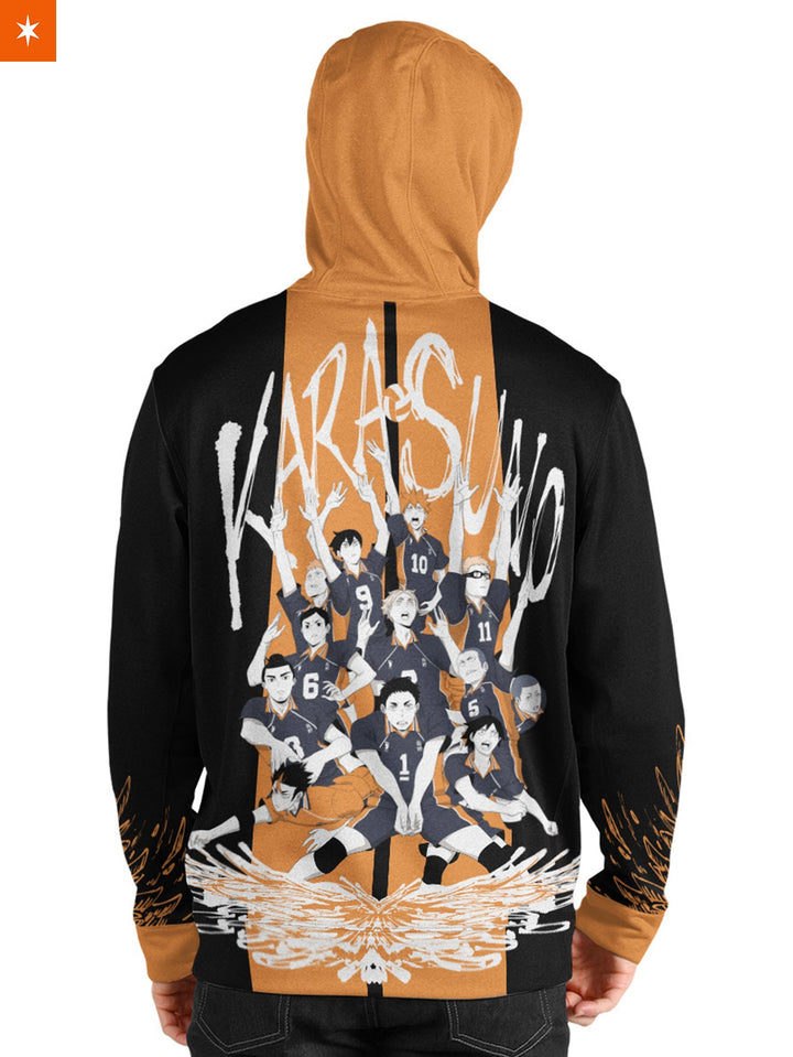 Fandomaniax - Karasuno Doodle Unisex Pullover Hoodie