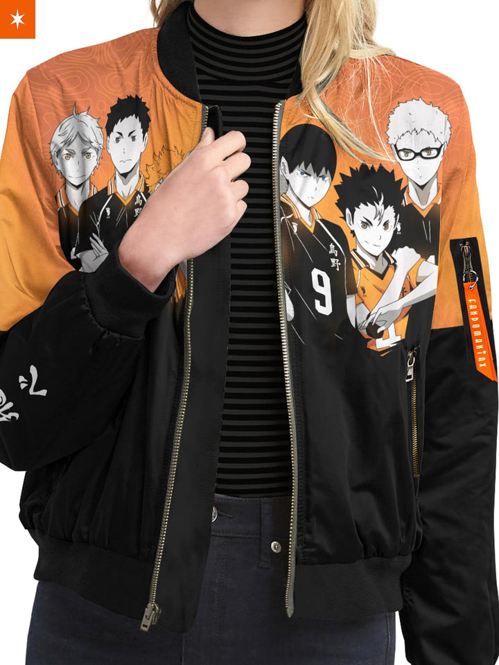 Fandomaniax - Karasuno Squad Bomber Jacket