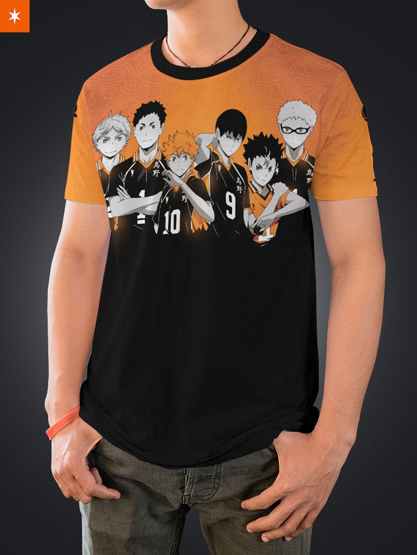 Fandomaniax - Karasuno Squad Unisex T-Shirt