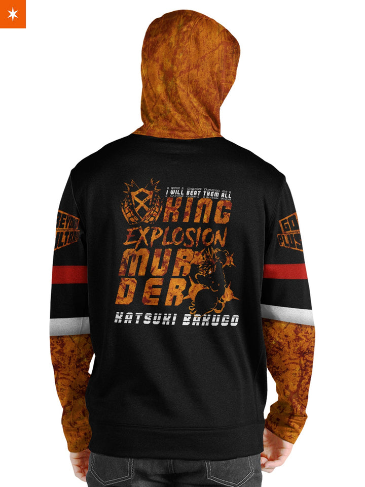 Fandomaniax - Katsuki Bakugou Unisex Pullover Hoodie