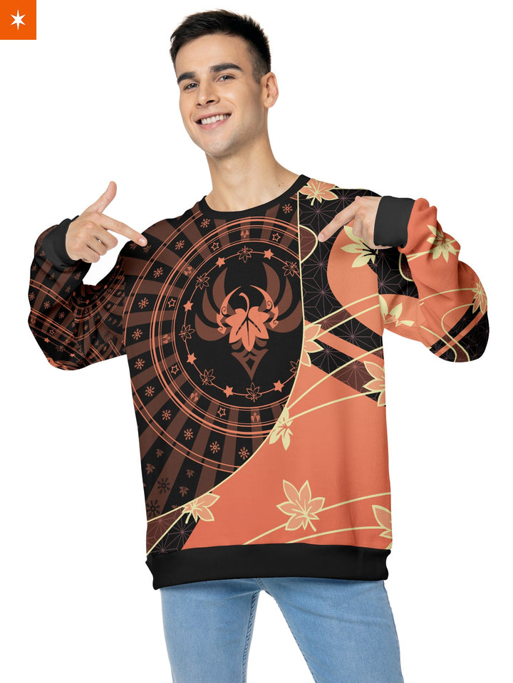 Fandomaniax - Kazuha Xmas Unisex Wool Sweater