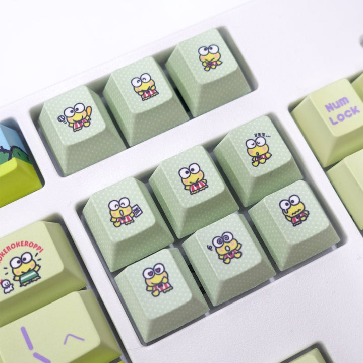 Keroppi Keycaps - Goblintechkeys