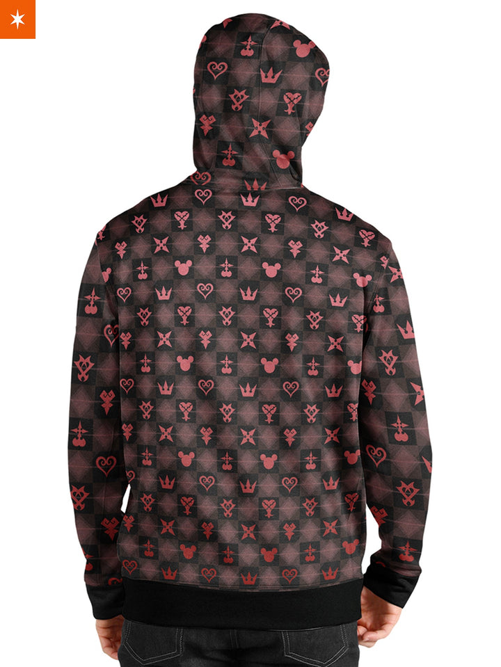 Fandomaniax - Khearts Pattern Unisex Pullover Hoodie