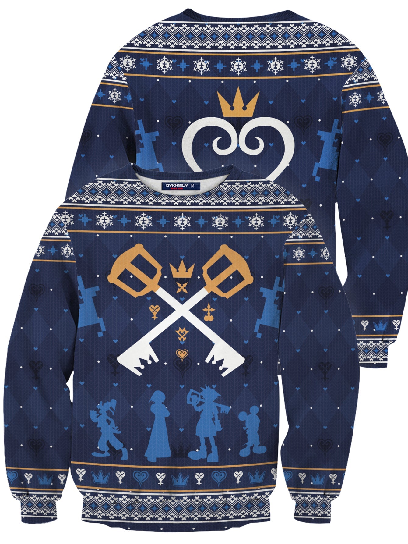 Fandomaniax - Kingdom Hearts Christmas Unisex Wool Sweater