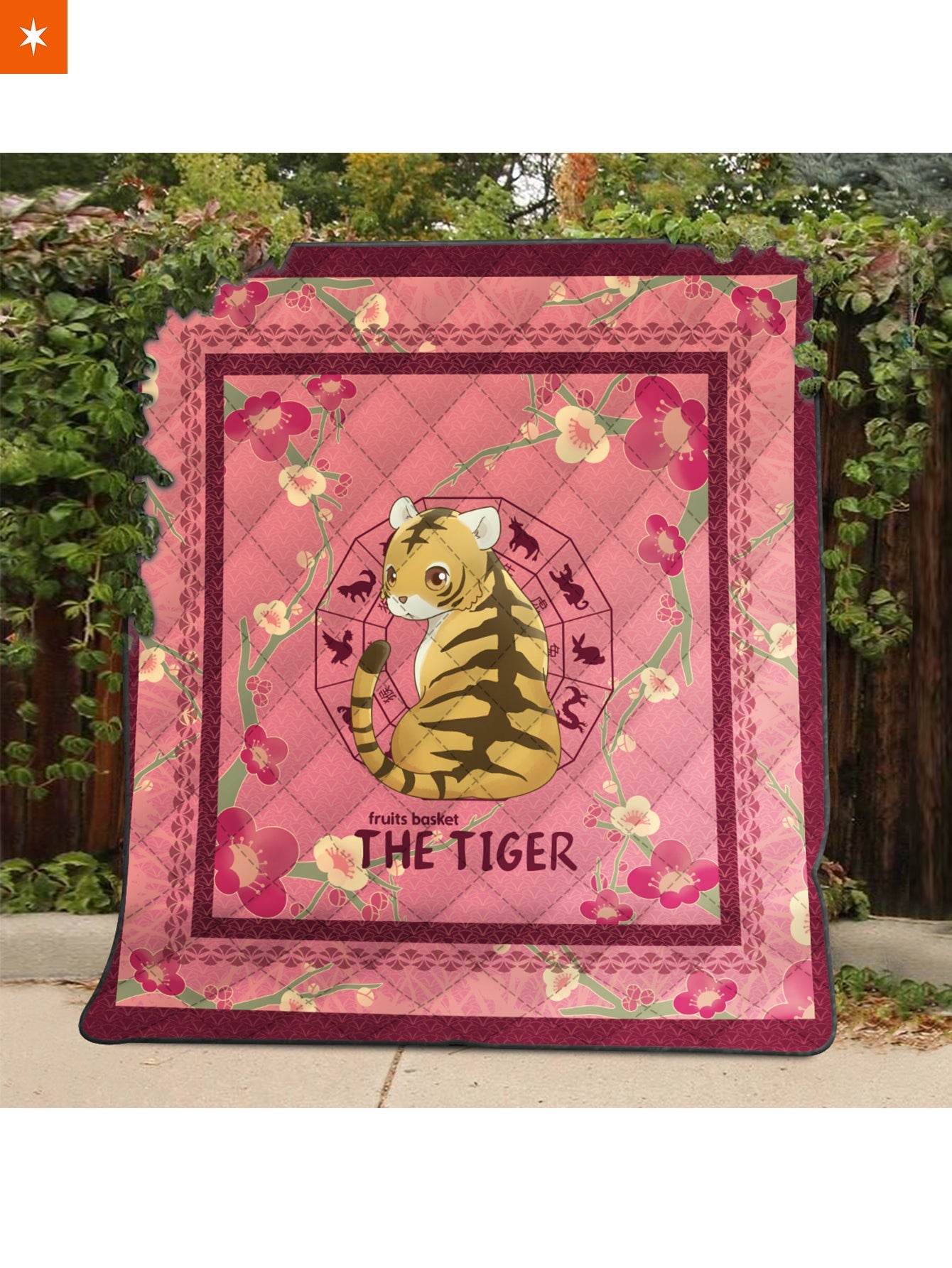 Fandomaniax - Kisa the Tiger Quilt Blanket