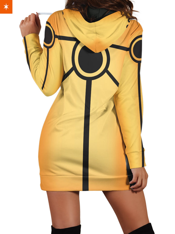 Fandomaniax - Kurama Mode Hoodie Dress