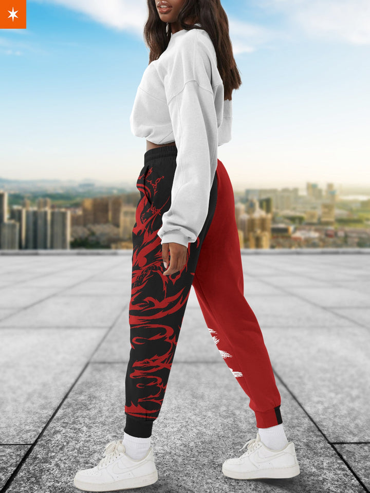 Fandomaniax - Kurama Red Fashion Jogger Pants