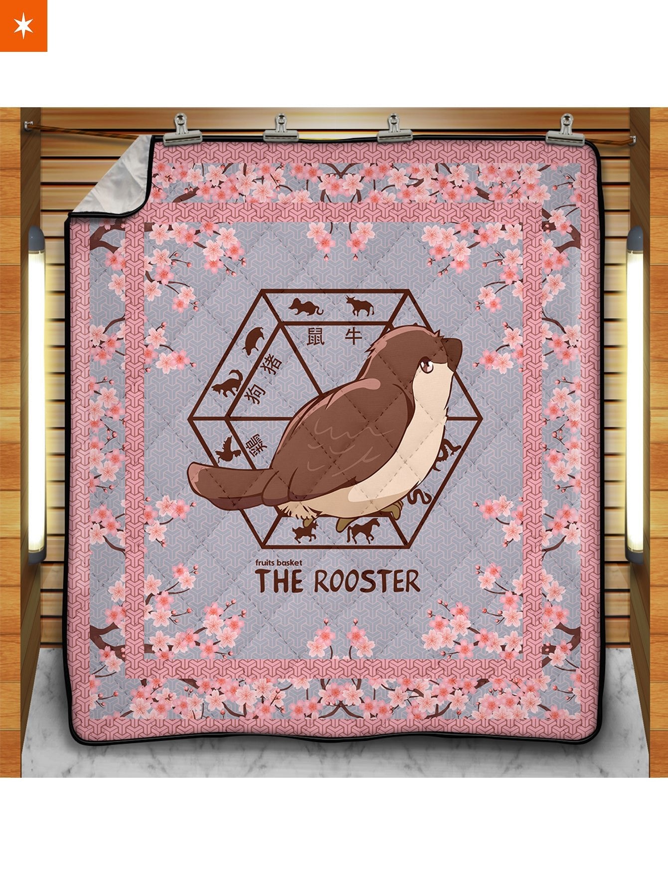 Fandomaniax - Kureno The Rooster Quilt Blanket