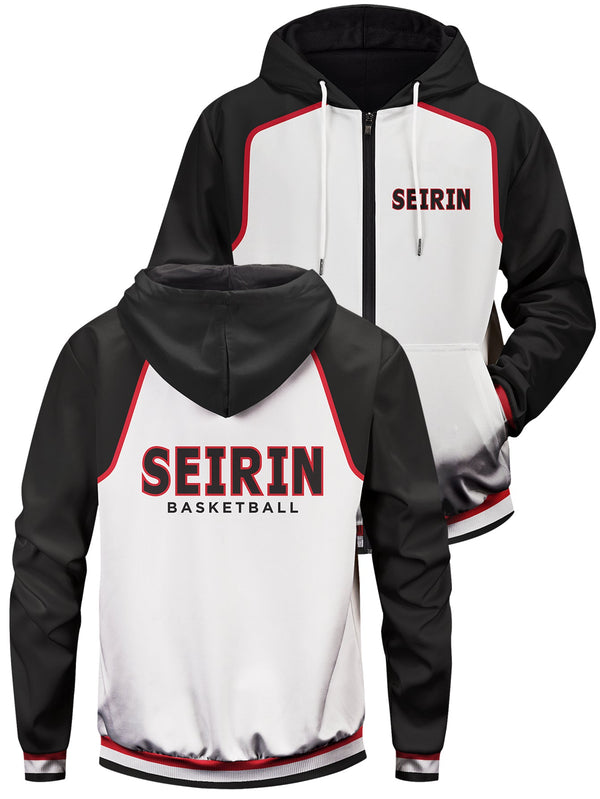 Fandomaniax - Kuroko Basketball Seirin Unisex Zipped Hoodie