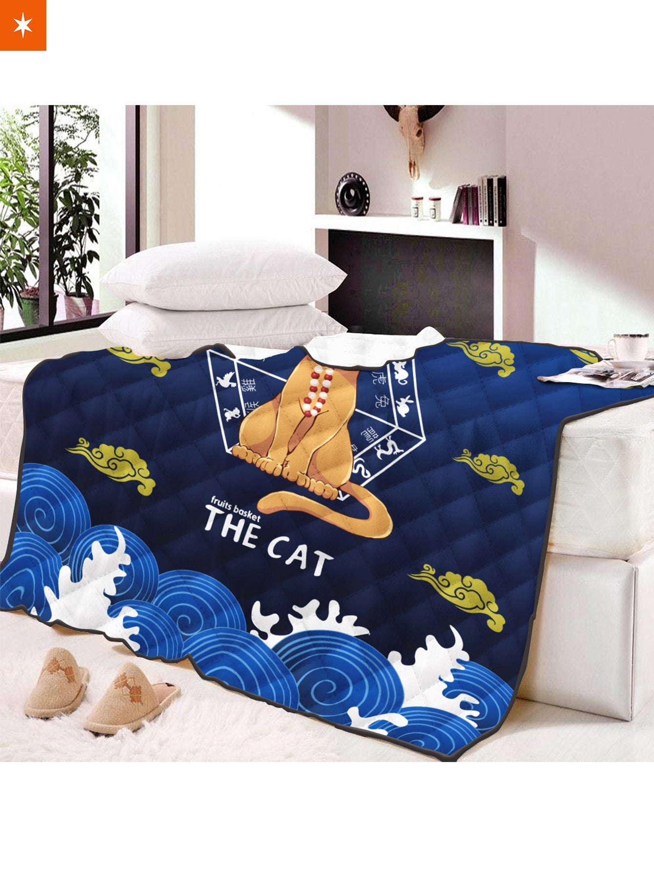Fandomaniax - Kyo the Cat Quilt Blanket