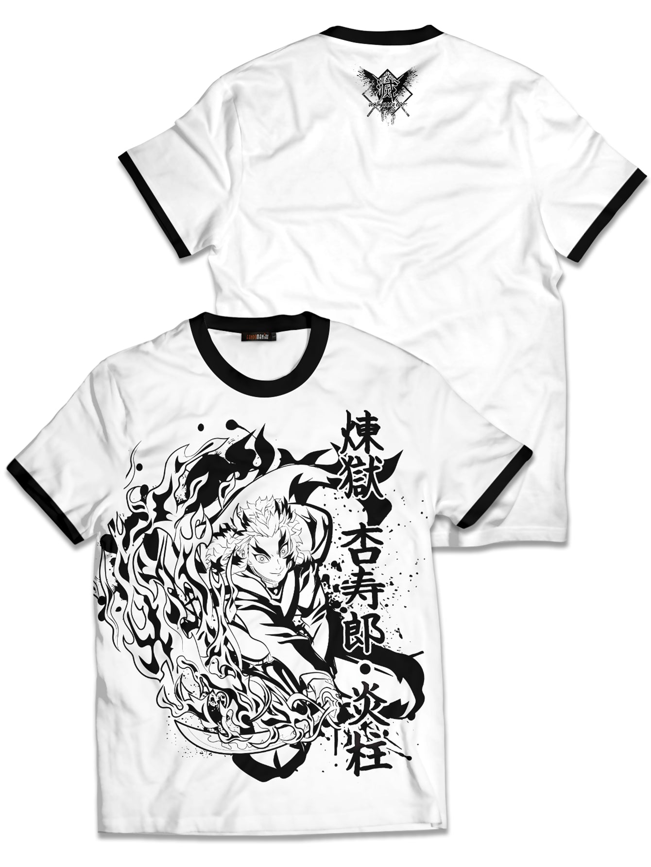 Fandomaniax - Kyojuro B&W Unisex T-Shirt