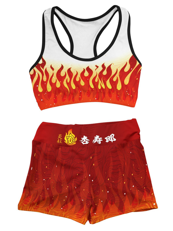 Fandomaniax - Kyojuro Fire Active Wear Set