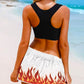 Fandomaniax - Kyojuro Fire Women Beach Shorts