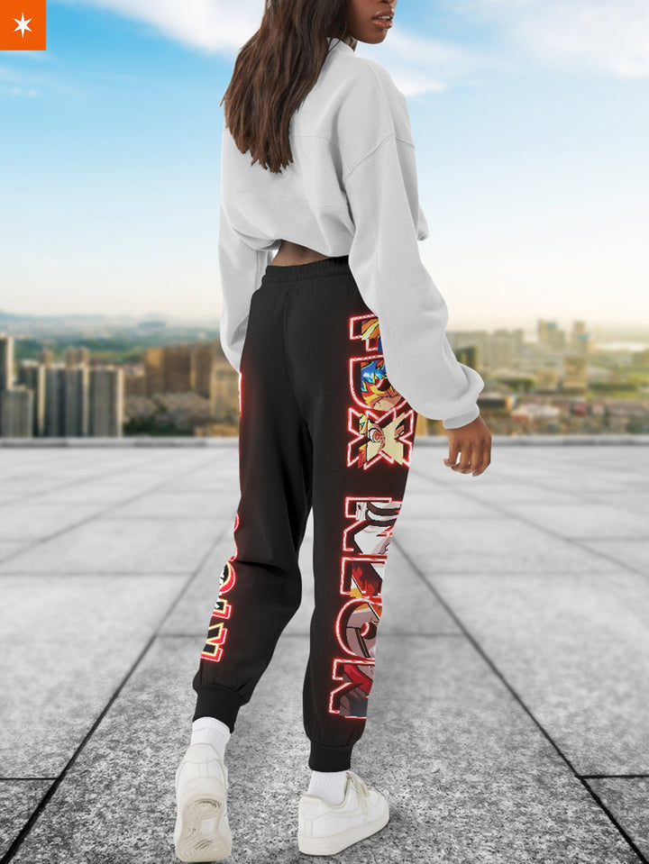 Fandomaniax - Kyojuro Neon Jogger Pants