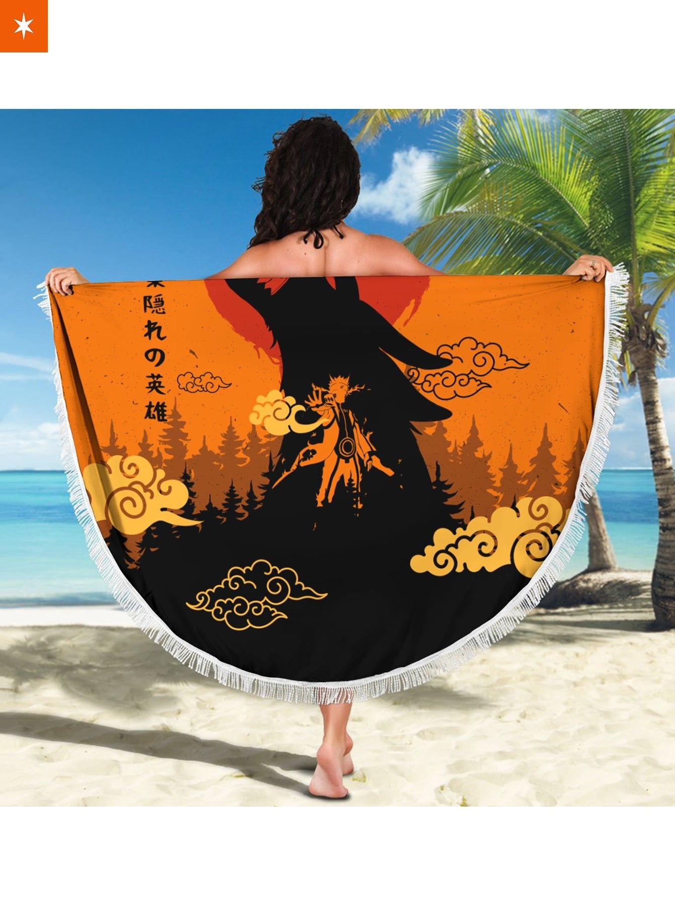 Fandomaniax - Kyubi Pride Round Beach Towel