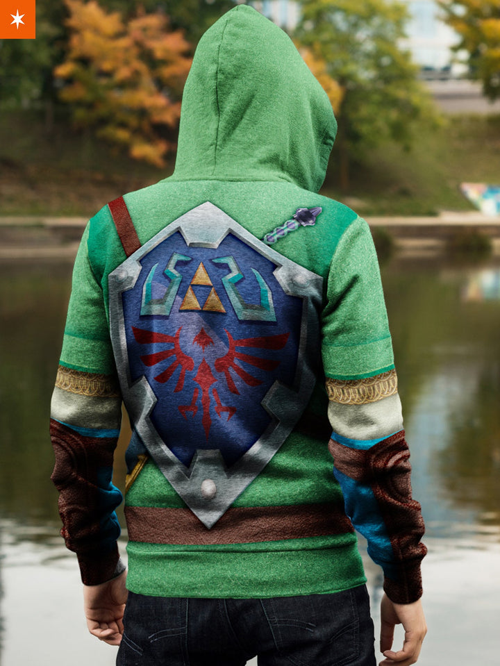 Fandomaniax - Legend of Link Unisex Zipped Hoodie