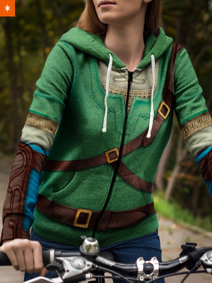 Fandomaniax - Legend of Link Unisex Zipped Hoodie