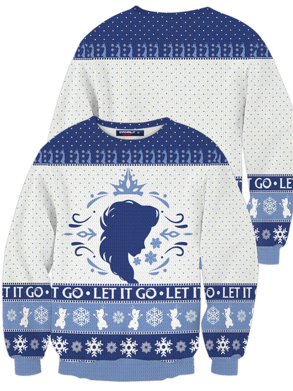 Fandomaniax - Let It Go Elsa Unisex Wool Sweater